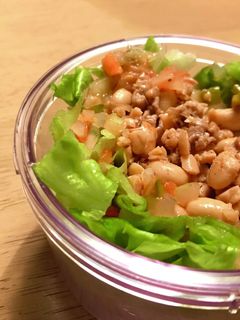 大豆の水煮で*ヴィーガンタコライス-レシピのメイン写真