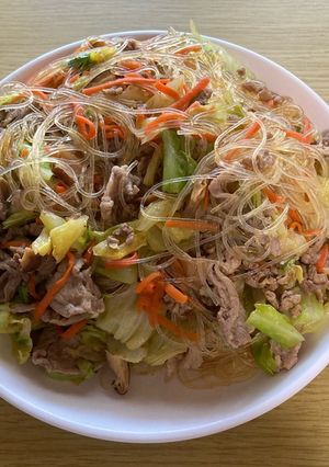 ナンプラーが決め手　タイ風　焼きビーフン-レシピのメイン写真