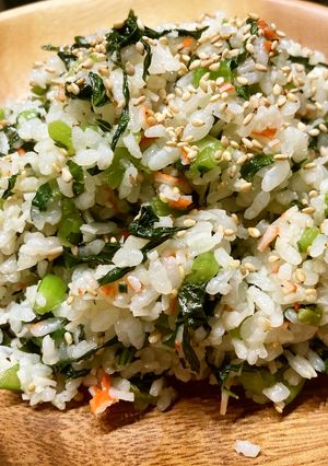 Crab/Komatsuna Rice-レシピのメイン写真