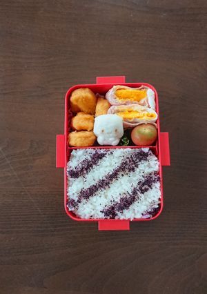 中学生女子弁当2023.7.04-レシピのメイン写真