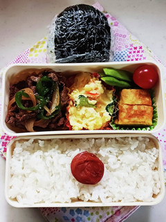 豚肉ピーマン炒め弁当(6.29)-レシピのメイン写真