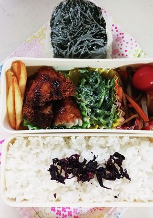 カジキフライ弁当(7.4)-レシピのメイン写真