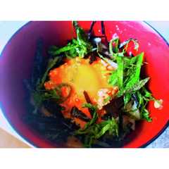 รูปของ 超簡単でふわトロ新食感☆納豆たまごうどん