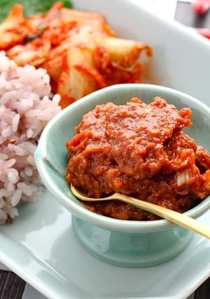 自家製サムジャン（韓国調味料）のサムパプ-レシピのメイン写真