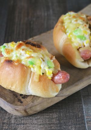 枝豆コーンのあらびきドック-レシピのメイン写真