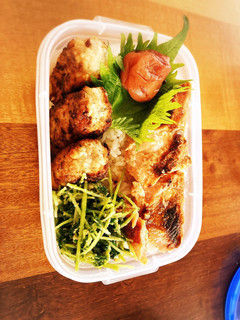 作り置き♪♪梅チーズつくねお弁当-レシピのメイン写真