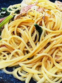 ウニ醤油の和風クリームパスタ-レシピのメイン写真