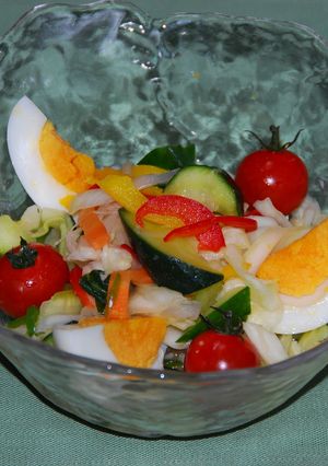 市販のカット野菜でカンタン酢サラダ-レシピのメイン写真
