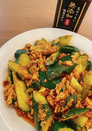 焼肉生だれできゅうり大量消費の中華風炒め-レシピのメイン写真