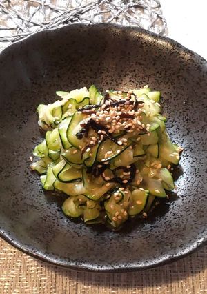 スライスズッキーニのナムル-レシピのメイン写真
