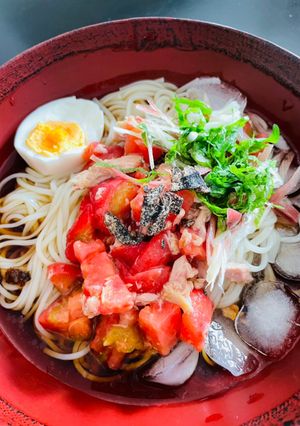 トマトとツナのかけそうめん-レシピのメイン写真