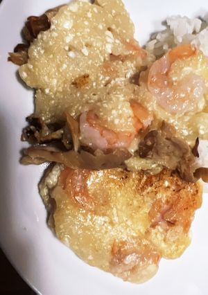 豆腐ふわふわエビ焼き-レシピのメイン写真