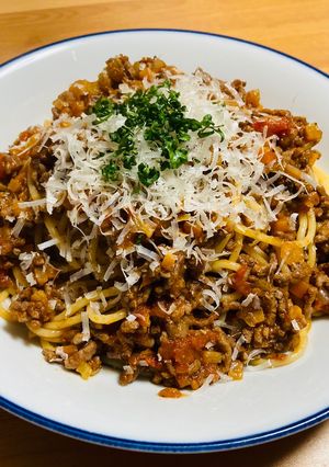 ボロネーゼパスタ-レシピのメイン写真