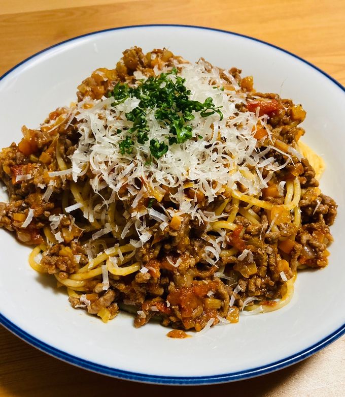 ボロネーゼパスタ-レシピのメイン写真