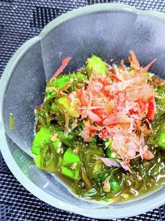オクラとめかぶのネバネバ酢の物-レシピのメイン写真