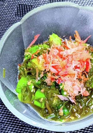 オクラとめかぶのネバネバ酢の物-レシピのメイン写真