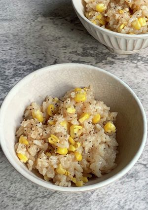だし醤油バターとうもろこしごはん-レシピのメイン写真