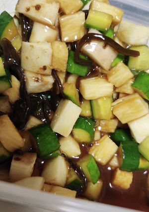 我が家定番♪きゅうりと長芋の和え物-レシピのメイン写真