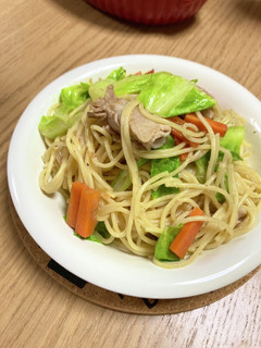ごまドレッシングパスタ-レシピのメイン写真