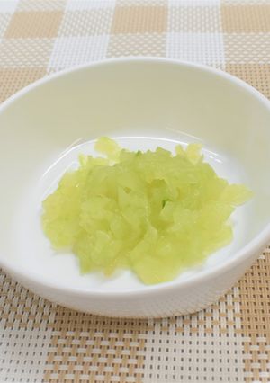 【離乳食中期】刻みきゅうり-レシピのメイン写真
