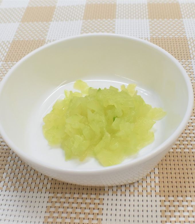 【離乳食中期】刻みきゅうり-レシピのメイン写真