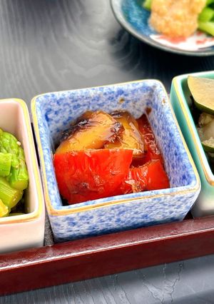簡単♪焼きパプリカの麺つゆおかか和え-レシピのメイン写真