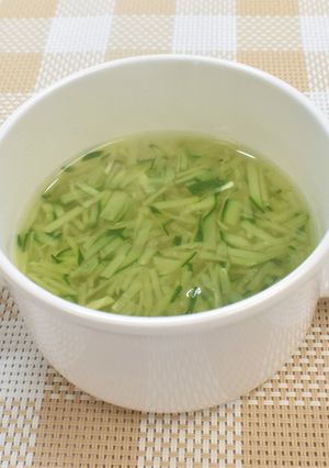 【離乳食後期】きゅうりのスープ-レシピのメイン写真