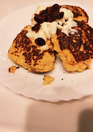おから使用☆キャロットスフレパンケーキ-レシピのメイン写真