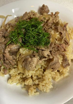 牛肉炊き込みご飯-レシピのメイン写真