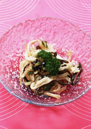 モヤシフジッコ昆布シソサラダ-レシピのメイン写真