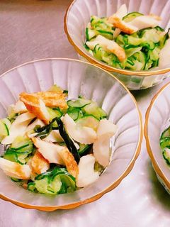 竹輪ときゅうりの酢の物-レシピのメイン写真