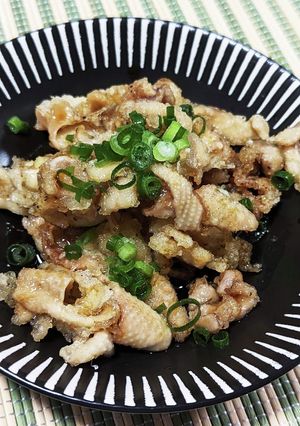 手が止まらない！さっぱりウマッ鶏皮ポン酢-レシピのメイン写真