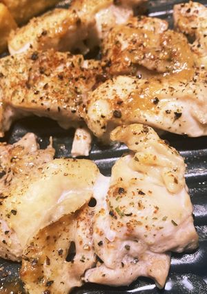 純輝鶏スパイスグリルと　にんにく厚揚げ-レシピのメイン写真