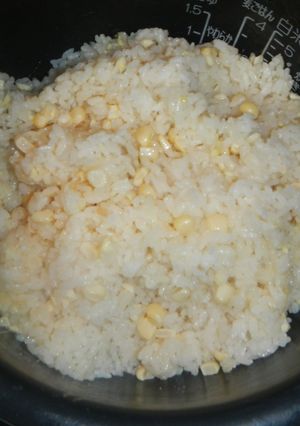 だし醤油で炊く‥「ホワイトコーンご飯」-レシピのメイン写真
