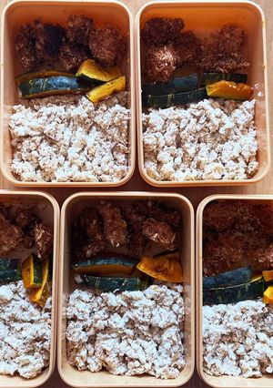 オーブンで作る唐揚げもどき冷凍弁当-レシピのメイン写真