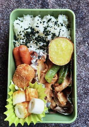 ある日の息子弁当-レシピのメイン写真