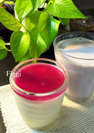 60*冷たい酒粕紫蘇ジュースと*豆乳飲料-レシピのメイン写真
