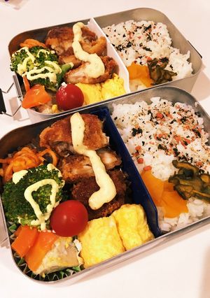 息子×2 弁当　23/7/5-レシピのメイン写真
