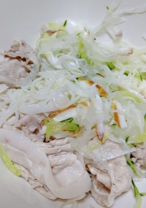 混ぜるだけ、味付け自由。冷しゃぶ素麺-レシピのメイン写真