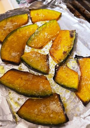 シンプル!甘い!焼きカボチャのチーズ焼き-レシピのメイン写真