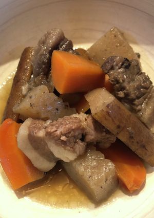 圧力鍋で☆猪肉の筑前煮風-レシピのメイン写真