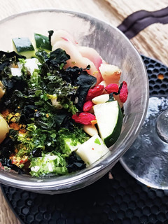 豆腐と野菜盛りの浅漬-レシピのメイン写真