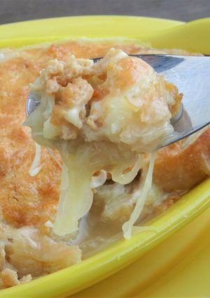 大豆ミートのオニオングラタンスープ-レシピのメイン写真