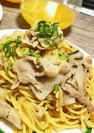 豚レモンパスタ-レシピのメイン写真