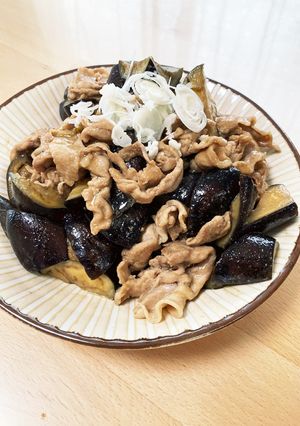 豚ロース薄切り肉となすのオイマヨ炒め-レシピのメイン写真