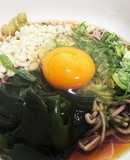 乾麺を使った冷たく美味しいぶっかけ蕎麦
