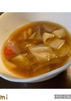 ベジタブルスープ:中華味-レシピのメイン写真