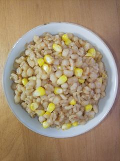 100%押し麦の豆板醤味噌 玉蜀黍麦飯-レシピのメイン写真