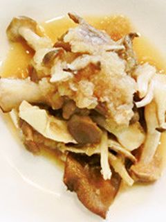 焼ききのこのおろし和え-レシピのメイン写真