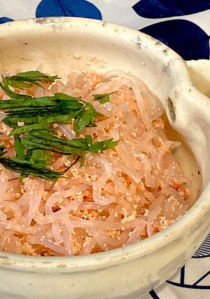 ヘルシー♪しらたきの明太子炒め-レシピのメイン写真